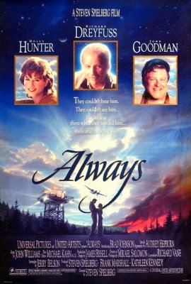 Always movie poster (1989) wood print