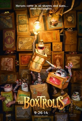 The Boxtrolls movie poster (2014) poster with hanger