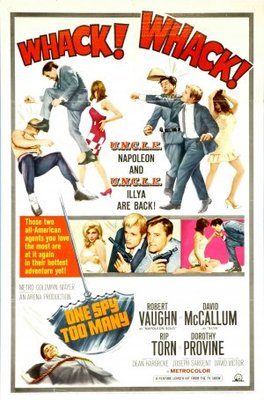 One Spy Too Many movie poster (1966) wood print