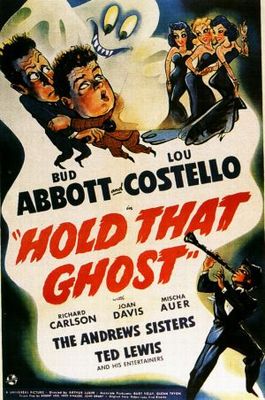 Hold That Ghost movie poster (1941) metal framed poster