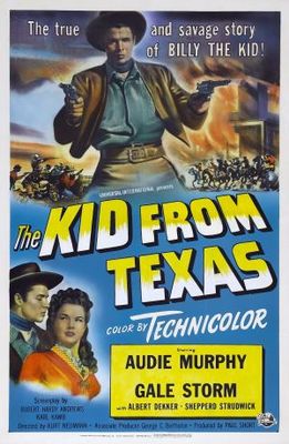 The Kid from Texas movie poster (1950) poster