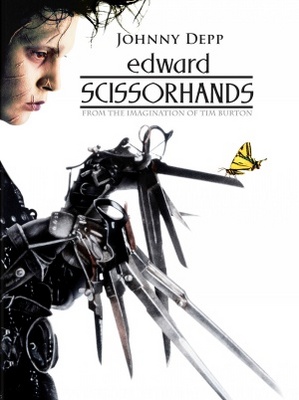 Edward Scissorhands movie poster (1990) tote bag