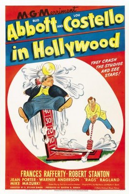 Abbott and Costello in Hollywood movie poster (1945) mug