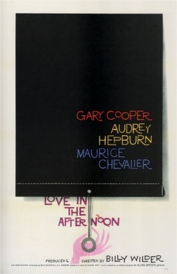 Love in the Afternoon movie poster (1957) metal framed poster