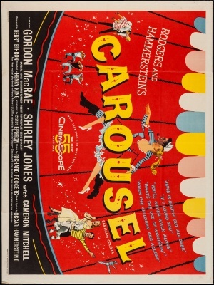 Carousel movie poster (1956) pillow