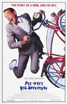 Pee-wee's Big Adventure movie poster (1985) metal framed poster