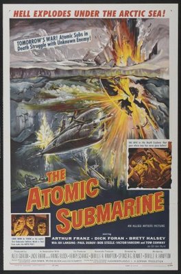 The Atomic Submarine movie poster (1959) wood print