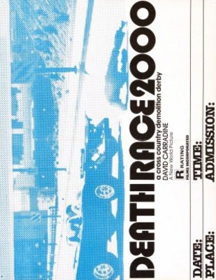 Death Race 2000 movie poster (1975) Stickers MOV_4e07d4b1
