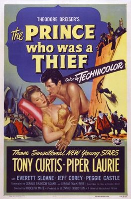 The Prince Who Was a Thief movie poster (1951) pillow