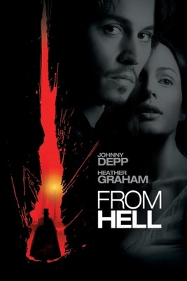 From Hell movie poster (2001) wooden framed poster