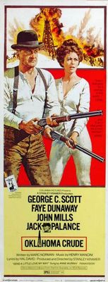 Oklahoma Crude movie poster (1973) wooden framed poster