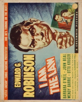 I Am the Law movie poster (1938) wood print