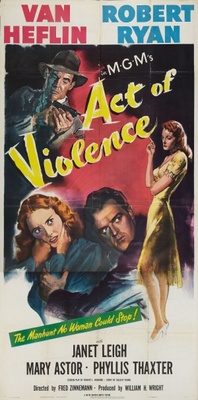Act of Violence movie poster (1948) poster with hanger