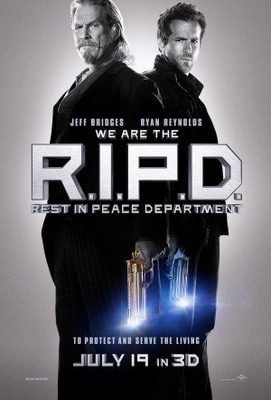 R.I.P.D. movie poster (2013) metal framed poster