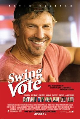 Swing Vote movie poster (2008) wooden framed poster