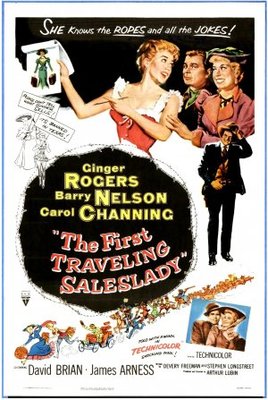 The First Traveling Saleslady movie poster (1956) poster with hanger