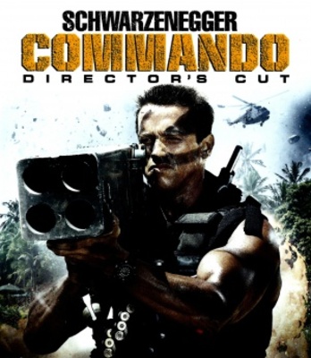 Commando movie poster (1985) poster with hanger