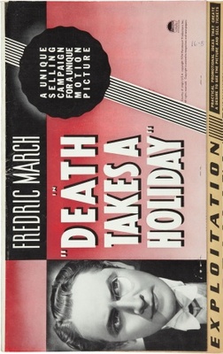 Death Takes a Holiday movie poster (1934) wood print