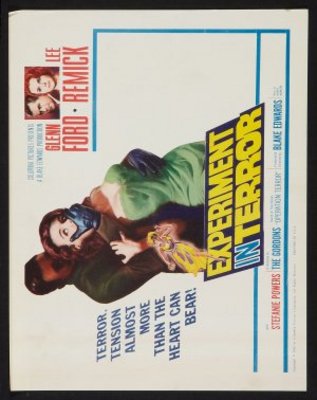 Experiment in Terror movie poster (1962) poster with hanger