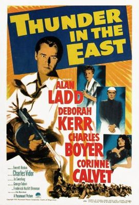 Thunder in the East movie poster (1952) poster with hanger