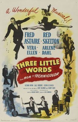 Three Little Words movie poster (1950) tote bag