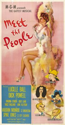 Meet the People movie poster (1944) wood print