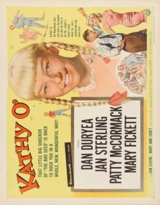 Kathy O' movie poster (1958) wood print