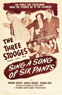 Sing a Song of Six Pants movie poster (1947) metal framed poster