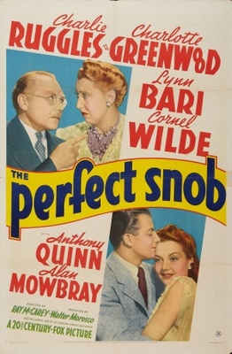 The Perfect Snob movie poster (1941) t-shirt