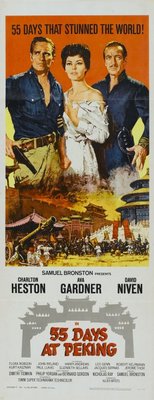 55 Days at Peking movie poster (1963) poster