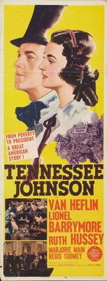 Tennessee Johnson movie poster (1942) poster with hanger