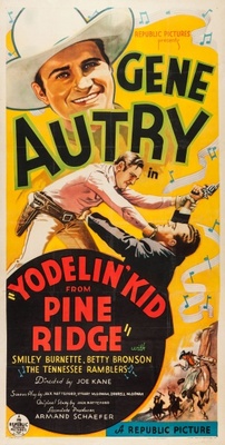 Yodelin' Kid from Pine Ridge movie poster (1937) metal framed poster
