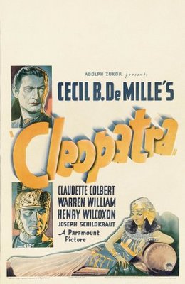 Cleopatra movie poster (1934) canvas poster