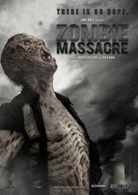 Zombie Massacre movie poster (2012) wood print