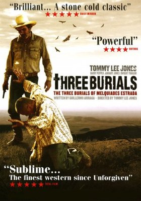 The Three Burials of Melquiades Estrada movie poster (2005) poster with hanger