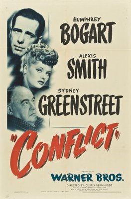 Conflict movie poster (1945) tote bag