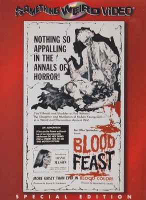 Blood Feast movie poster (1963) wooden framed poster