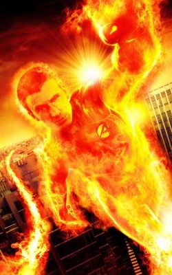 Fantastic Four movie poster (2005) metal framed poster