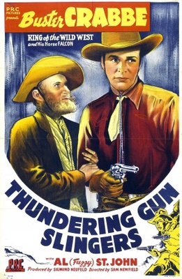 Thundering Gun Slingers movie poster (1944) pillow