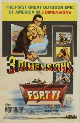 Fort Ti movie poster (1953) sweatshirt