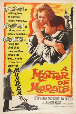 A Matter of Morals movie poster (1961) metal framed poster