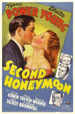 Second Honeymoon movie poster (1937) poster with hanger