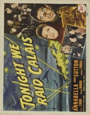 Tonight We Raid Calais movie poster (1943) t-shirt