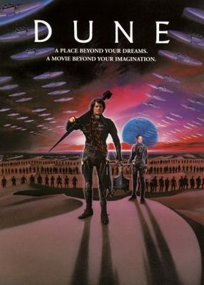 Dune movie poster (1984) wood print