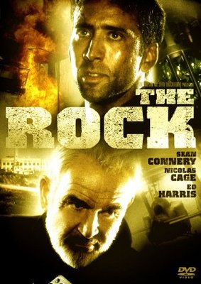The Rock movie poster (1996) metal framed poster