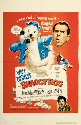The Shaggy Dog movie poster (1959) wood print