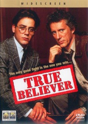 True Believer movie poster (1989) poster with hanger