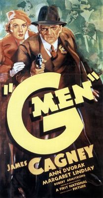 'G' Men movie poster (1935) wooden framed poster