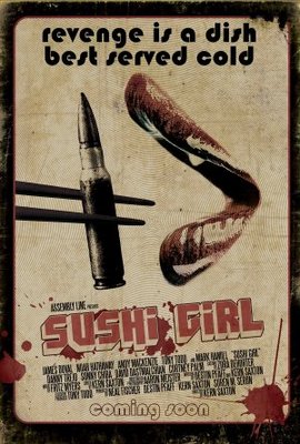 Sushi Girl movie poster (2011) metal framed poster