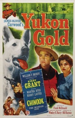 Yukon Gold movie poster (1952) poster with hanger
